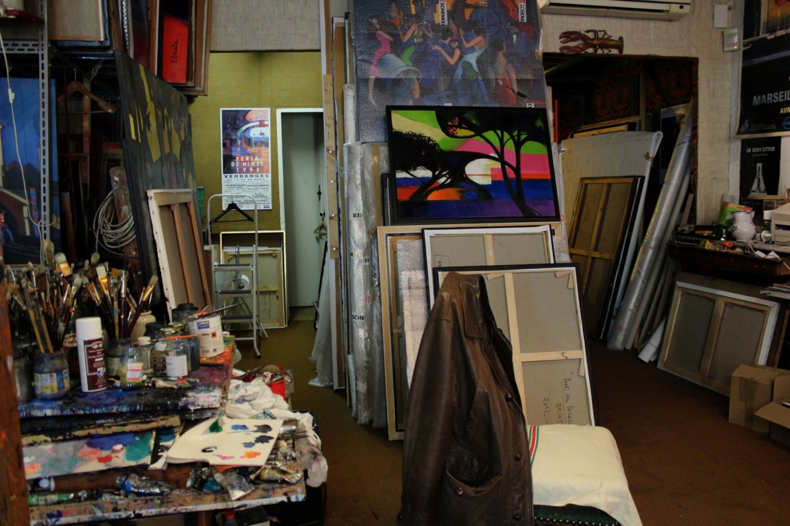 Georges Briata à déjà à son actif plus de 4000 œuvres.  ©AL