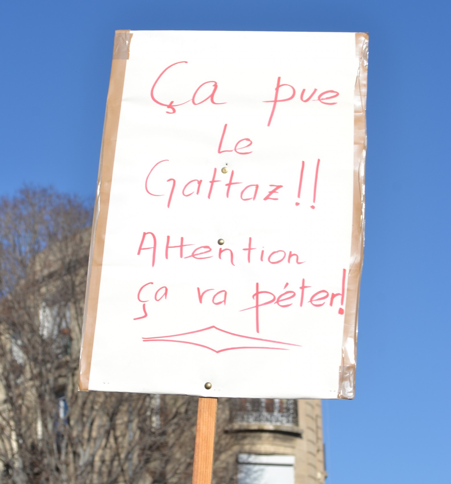 Manifestation pour le maintien du statut des intermittents du spectacle, à Marseille le 27 février 2014. ©MD