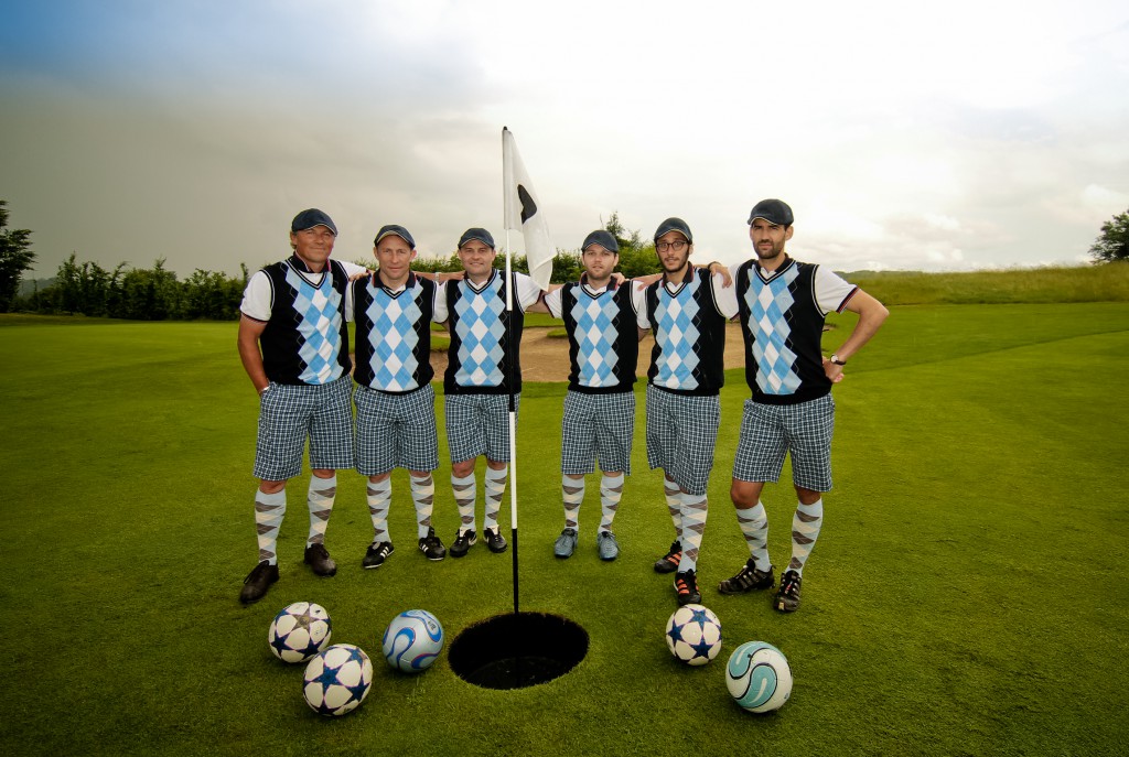 Les participants à la première édition de la Footgolf Cup en 2014 ©DR